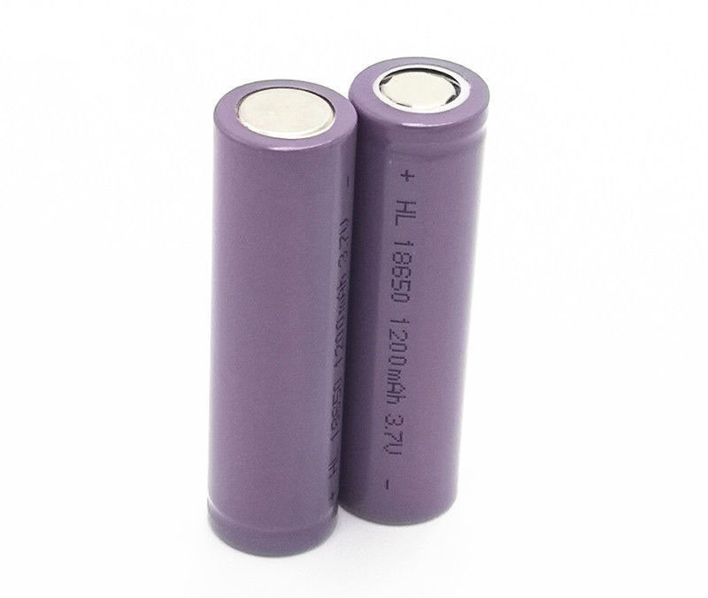 cellule dello ione del litio di 1200mAh 3.7V 18650, un peso 36g di